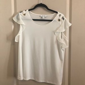 Pullover dressy sleeveless top
